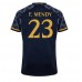 Real Madrid Ferland Mendy #23 Kopio Vieras Pelipaita 2023-24 Lyhyet Hihat